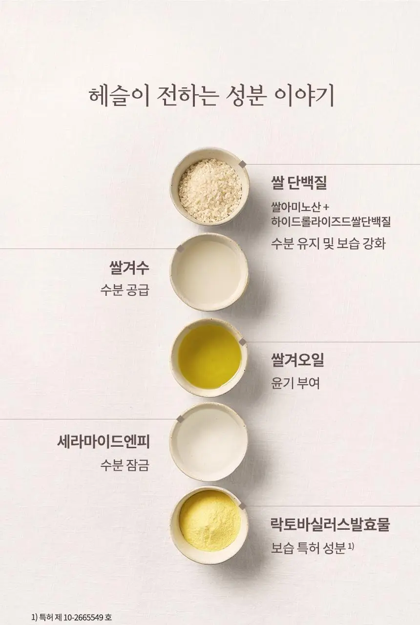 [NEW/수분광채/청담샵 추천] 헤슬 쏙보습 쌀 세럼 미스트 150ml 상세페이지 23